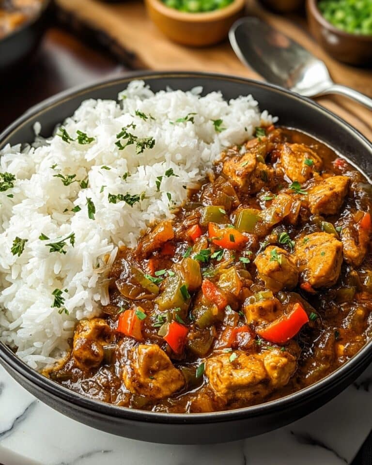 Savory Chicken Étouffée: A Comforting Cajun Classic Recipe