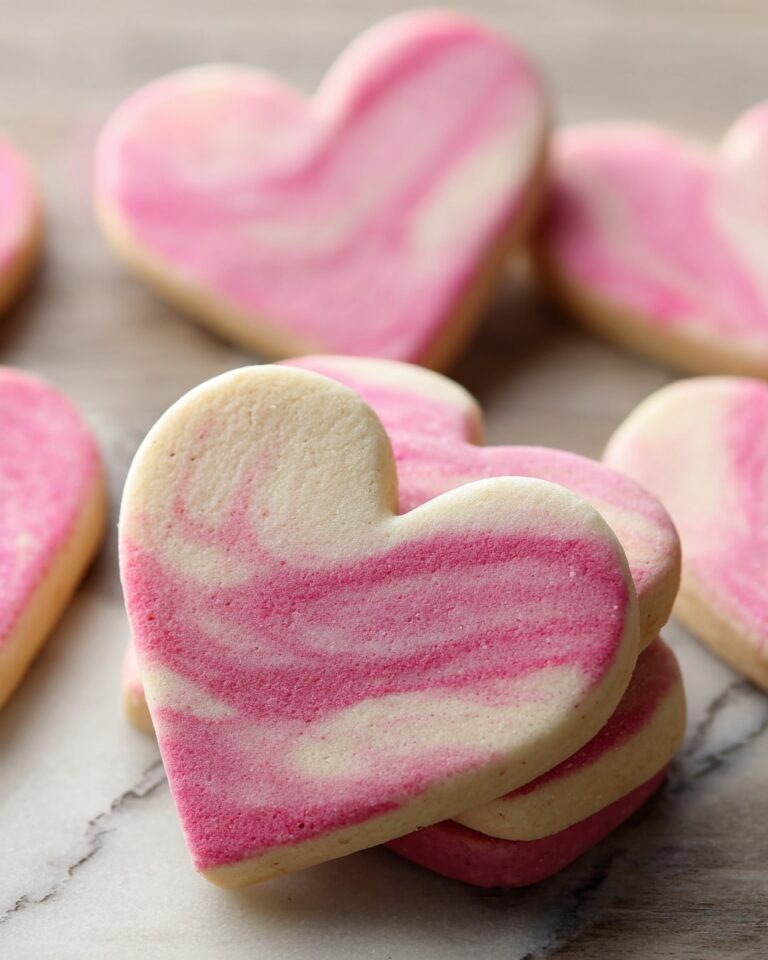 Marbled Valentine Sugar Cookies Recipe