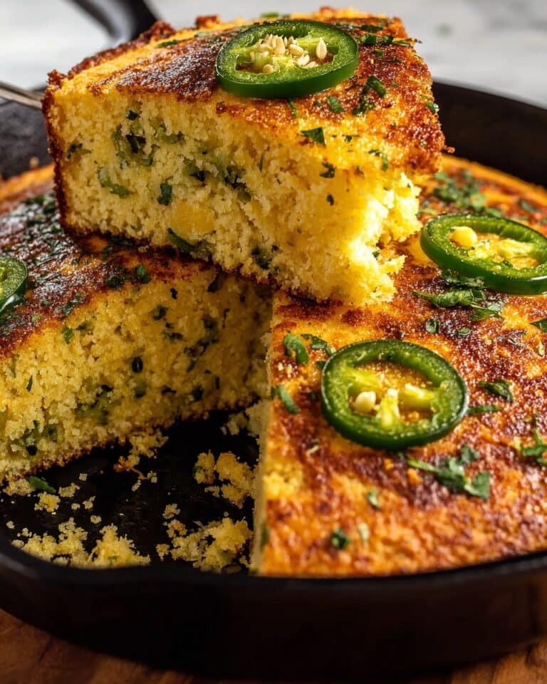 Hatch Chile Cheese Cornbread Recipe