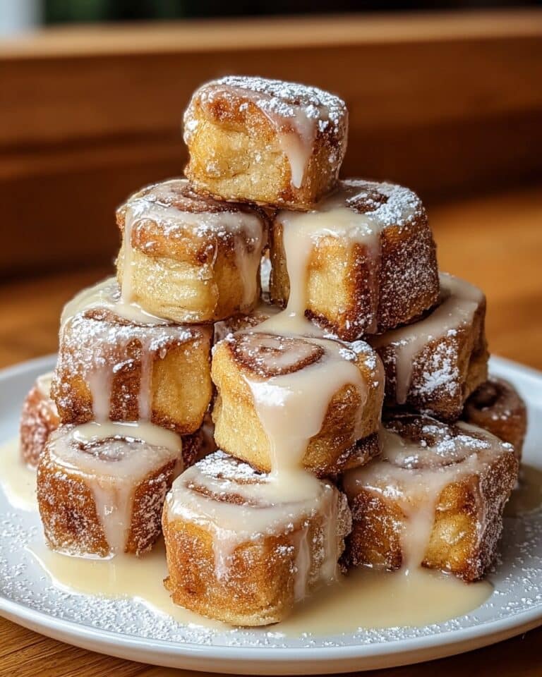 Cinnamon Roll French Toast Bites Recipe