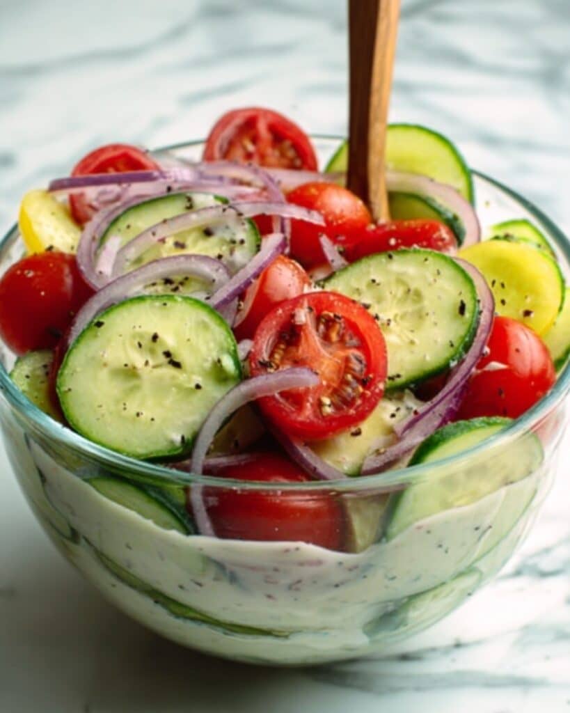 Tomato Salad with Poppy Seed Lemon Dressing Recipe