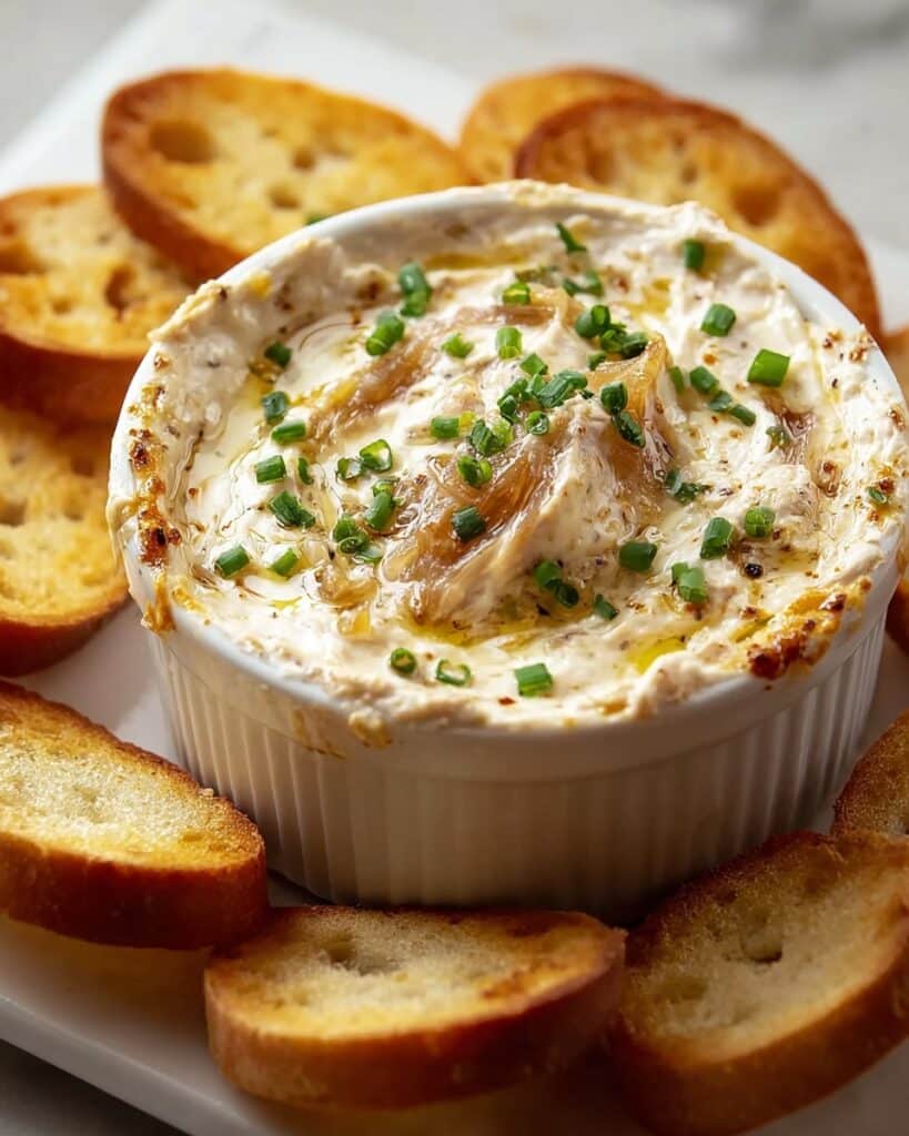 Creamy French Onion Dip Recipe