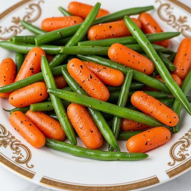 Honey Glazed Carrots and Green Beans Recipe