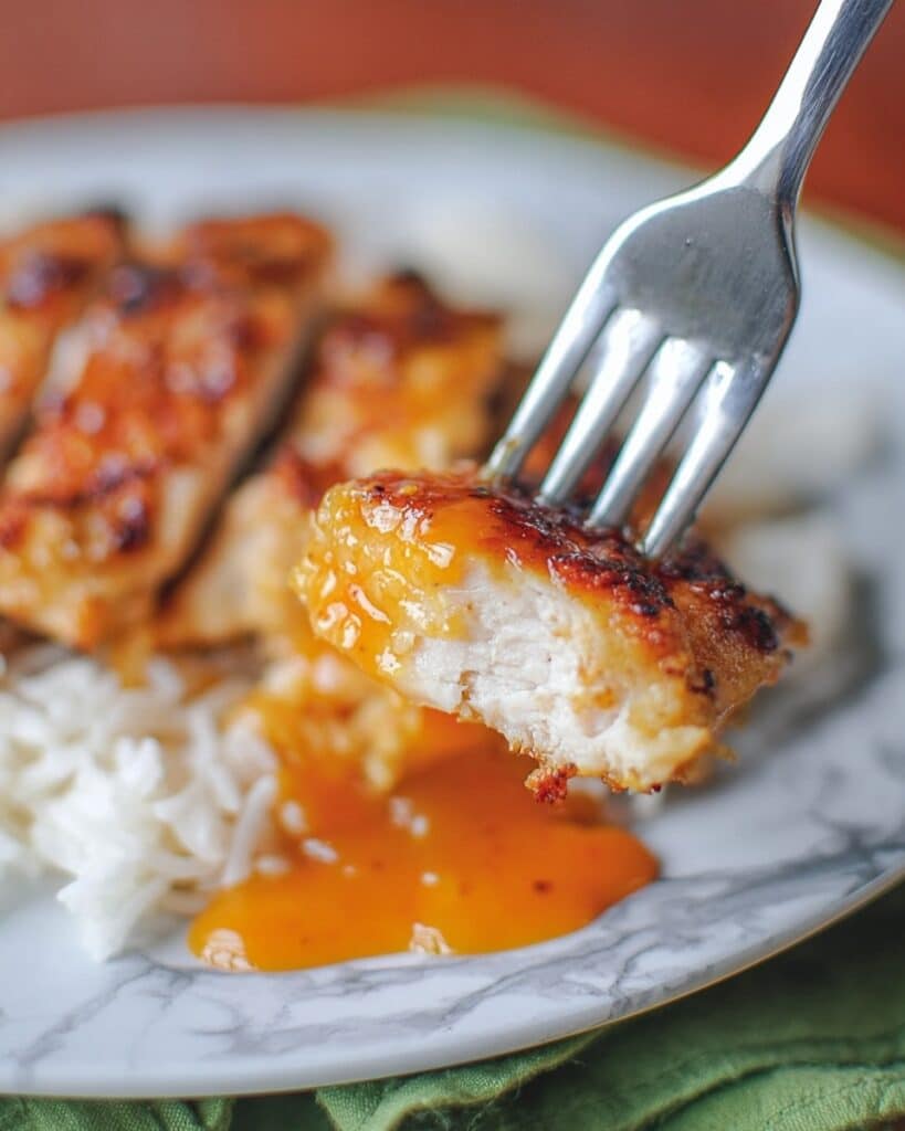 Coconut Chicken with Apricot Sauce Recipe