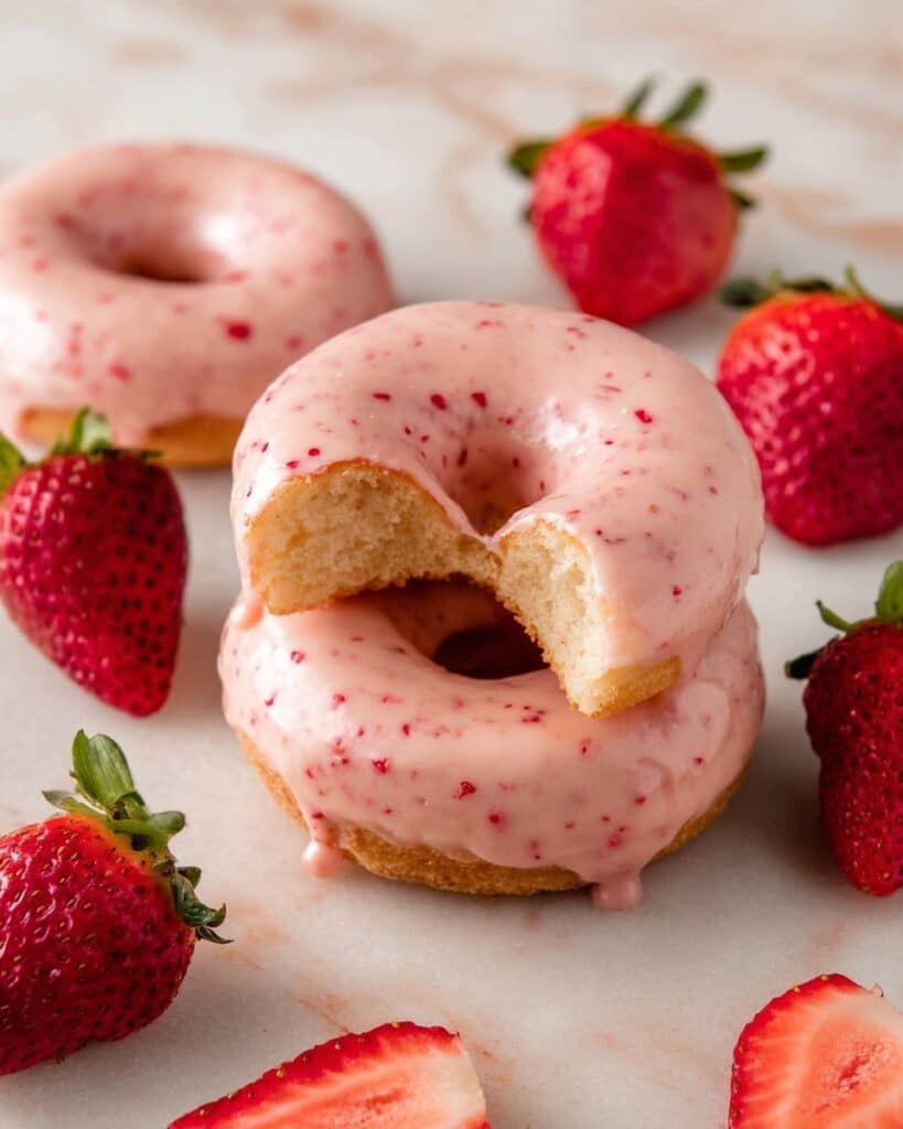 Strawberry Glazed Donuts Recipe