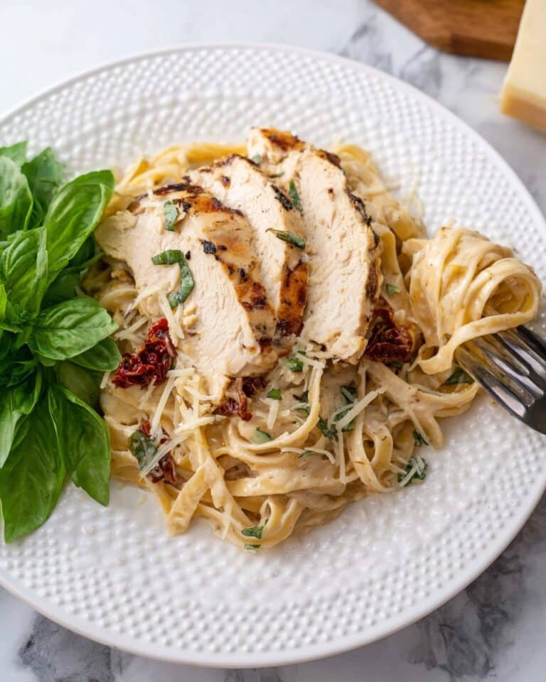 Smoked Marry Me Chicken with Sun-Dried Tomatoes and Fettuccini Recipe