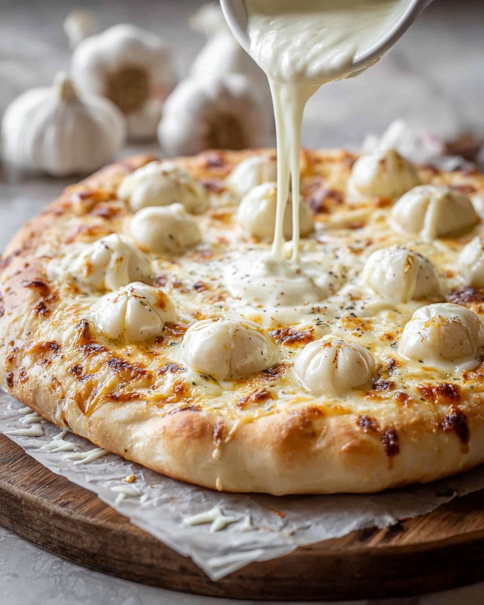 White Garlic Pizza Sauce – Creamy & Perfect for Homemade Pizza Recipe