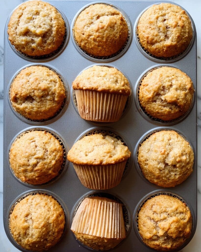 Healthy Peanut Butter Banana Muffins Recipe