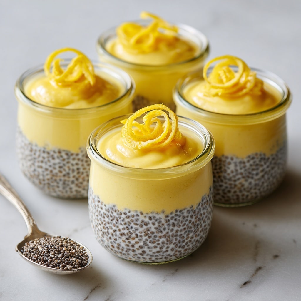 Lemon Chia Seed Pudding Recipe