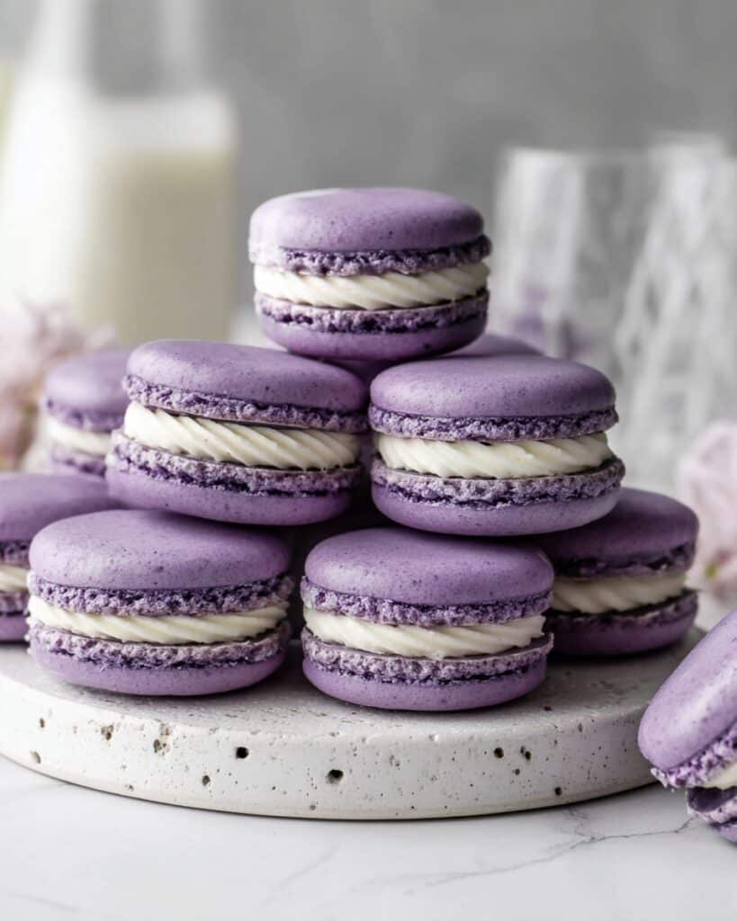French Macaron Recipe with Vanilla Buttercream Recipe