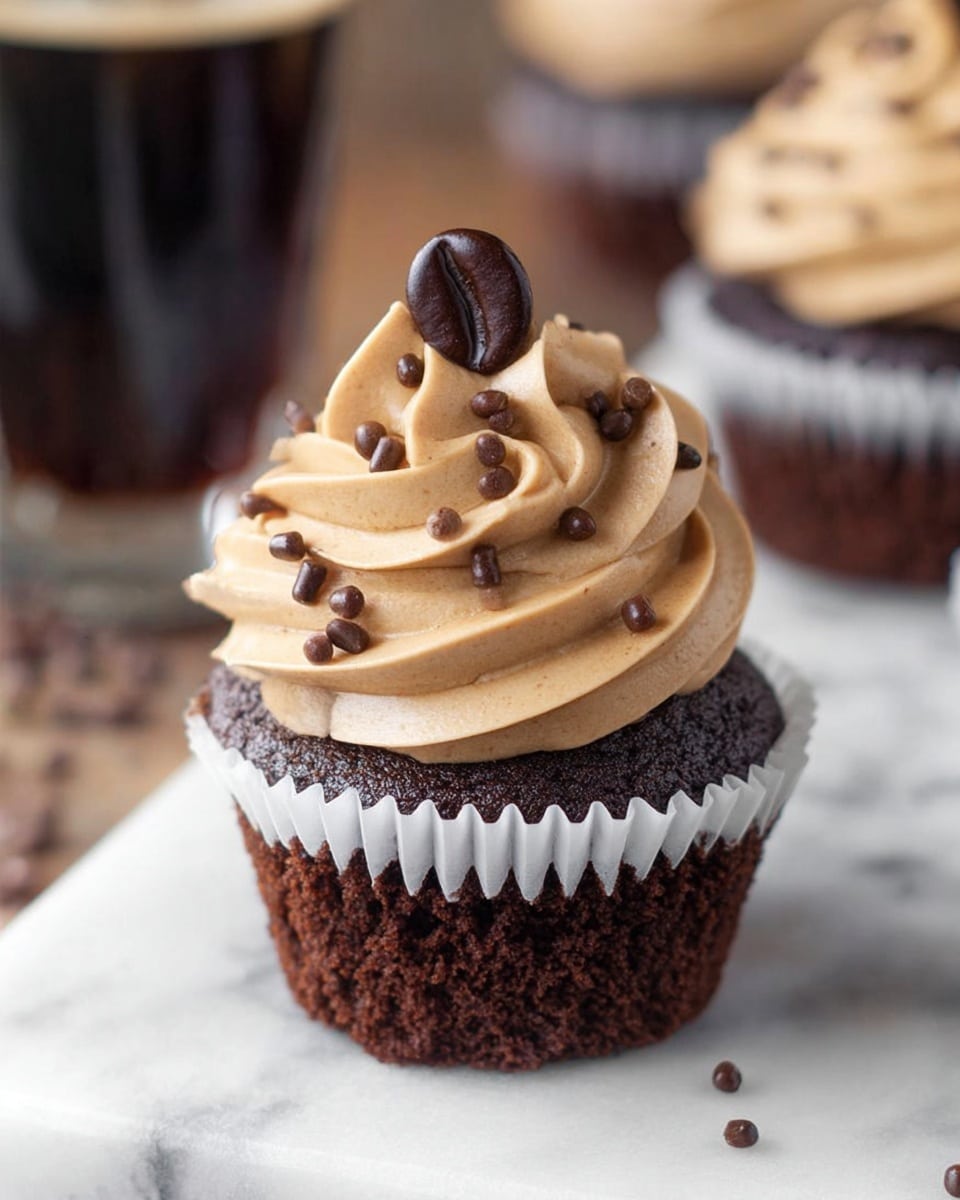 Mocha Cupcakes with Coffee Frosting Recipe