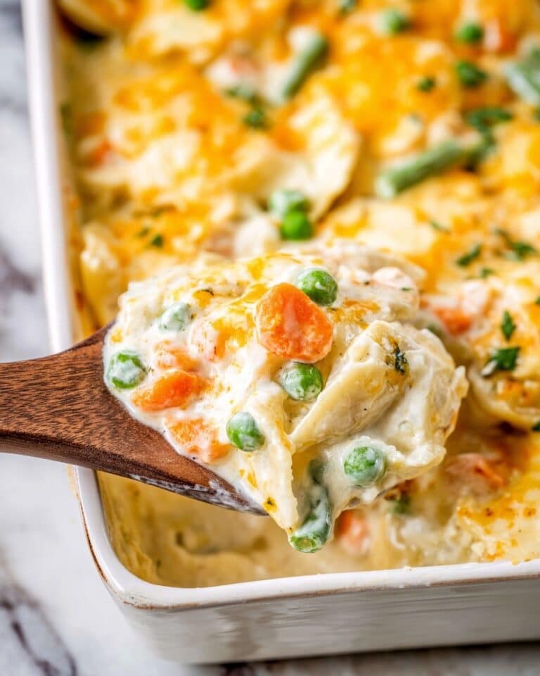Chicken Pot Pie Pierogi Casserole Recipe