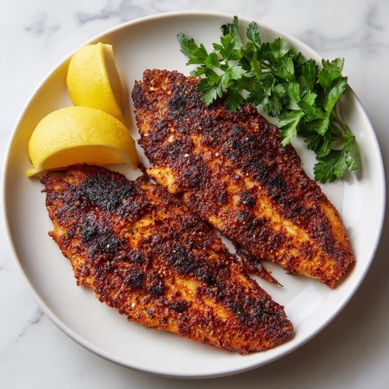 Blackened Catfish on Blackstone Griddle or Cast-Iron Skillet Recipe
