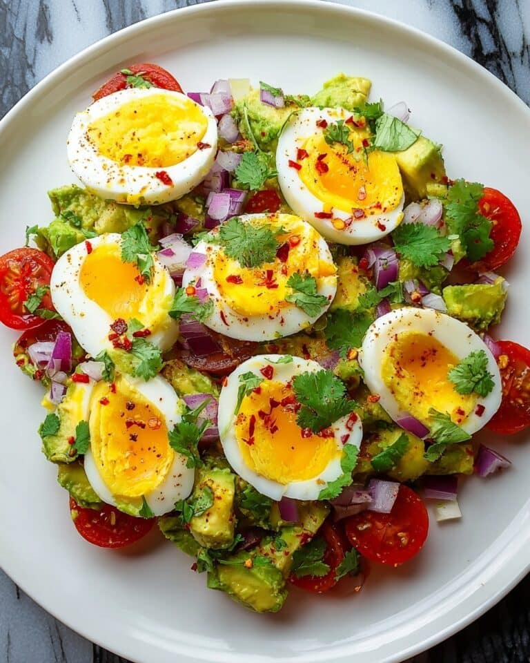 Workout Egg Avocado Salad Recipe