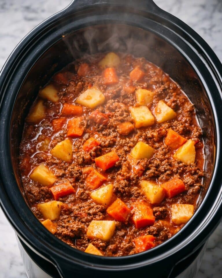 Slow Cooker 5-Ingredient Poor Man’s Stew Recipe