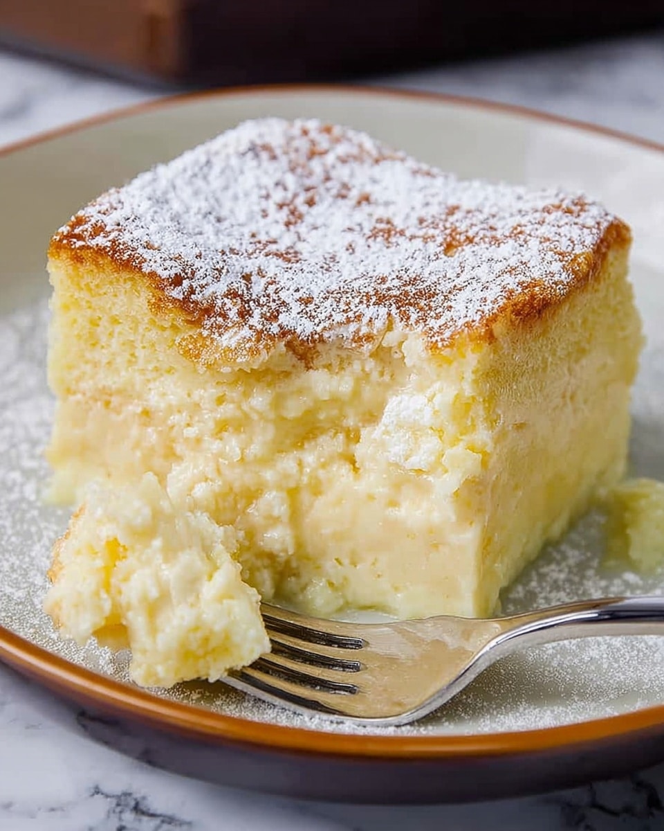 Easy Banana Magic Cake Recipe