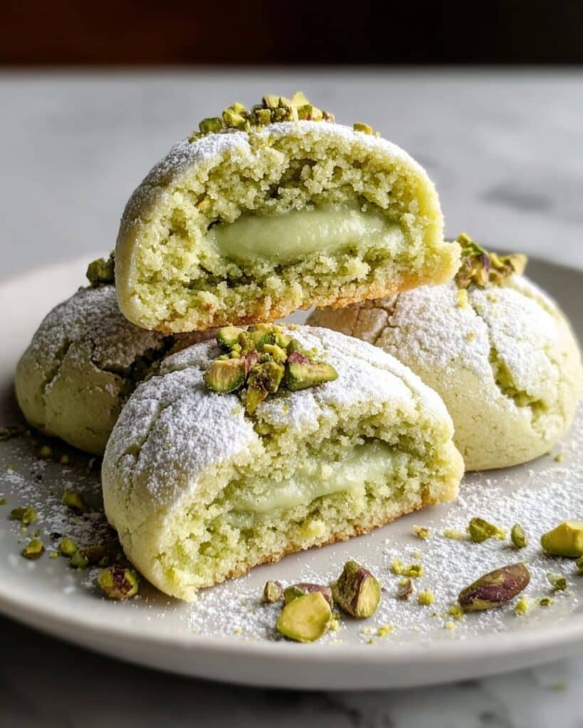 Pistachio Cream Cookies Recipe