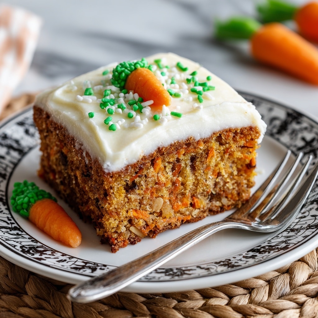 Carrot Cake Bars with Cream Cheese Frosting Recipe