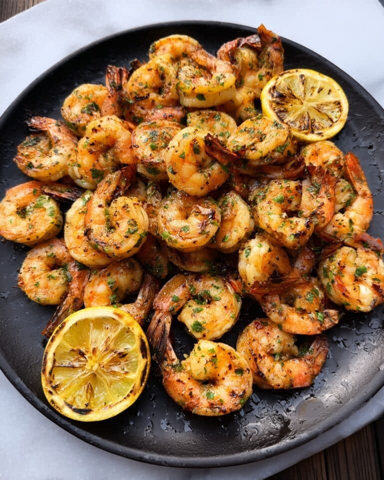 Grilled Garlic Lime Shrimp Recipe