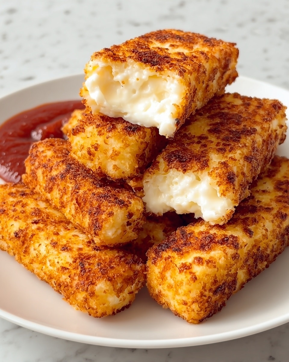 2-Ingredient Cottage Cheese Cheese Sticks Recipe