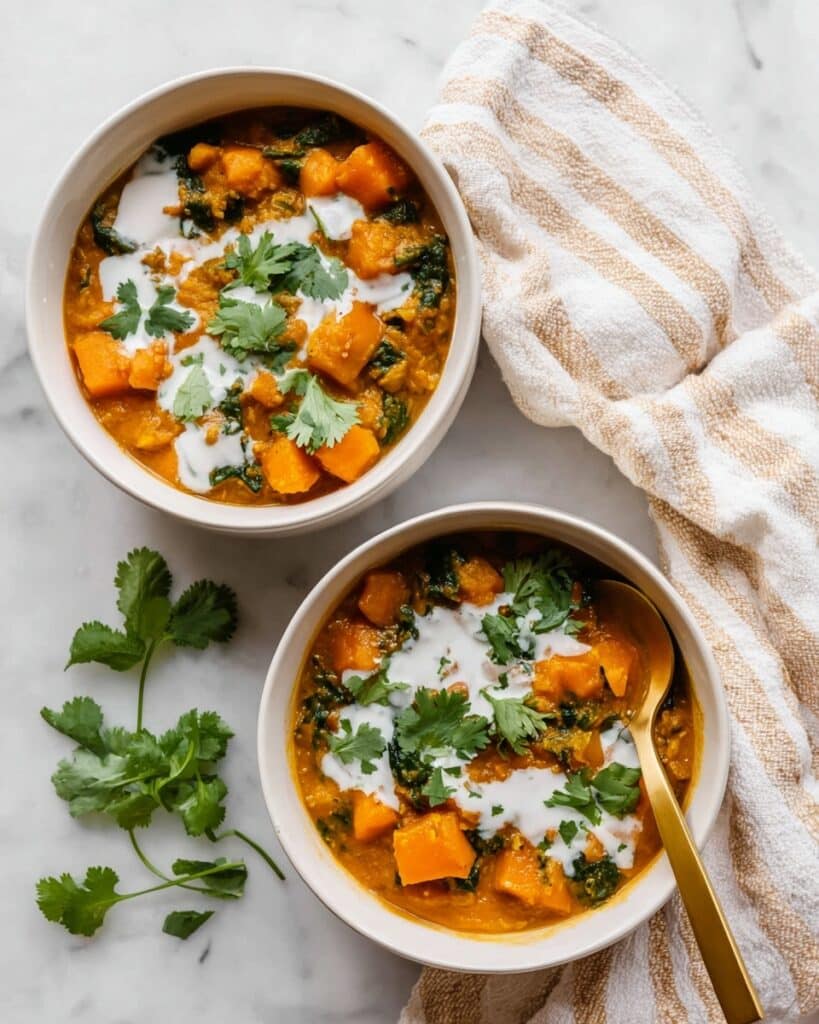 Red Lentil Sweet Potato Curry Recipe