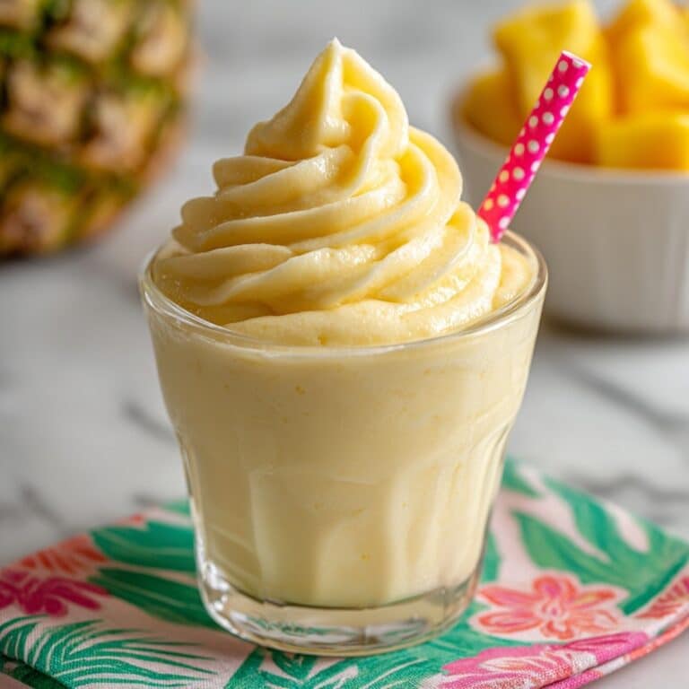 Creamy Pineapple Coconut Dole Whip Recipe
