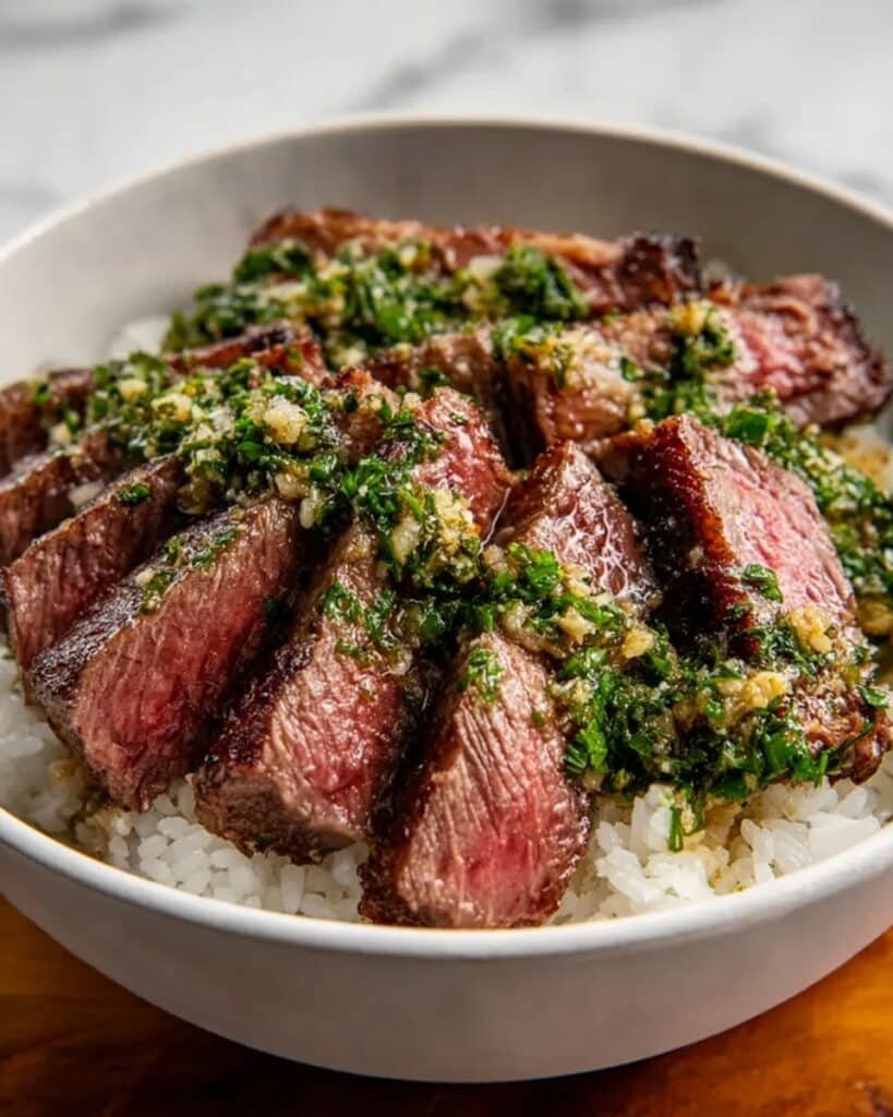 Garlic Butter Steak Bowl Recipe