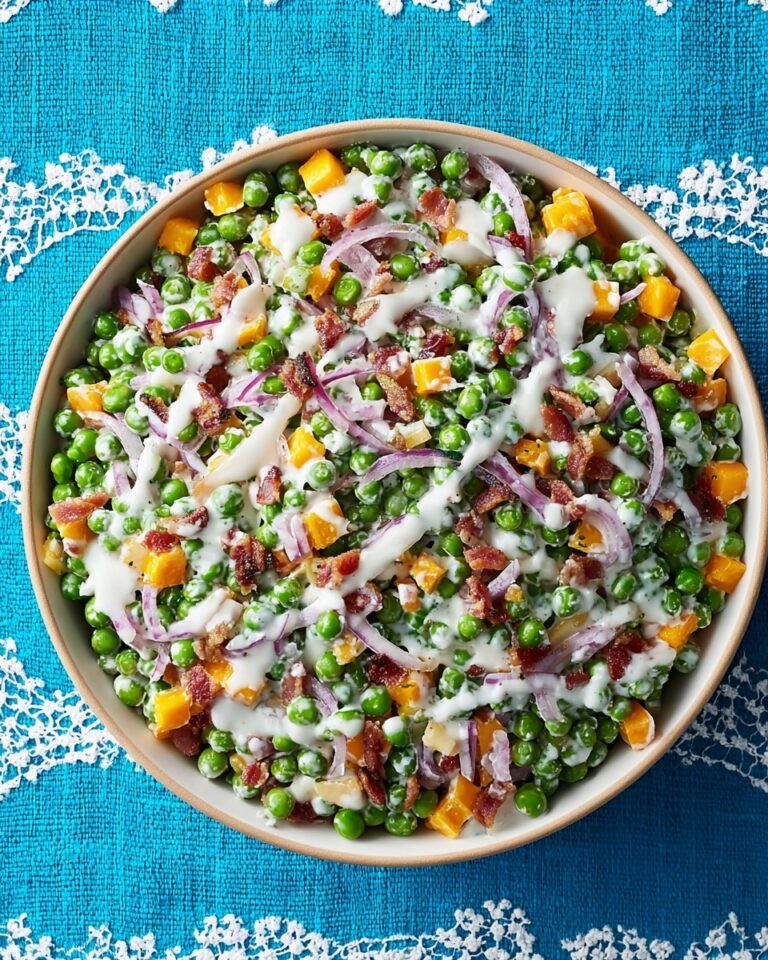 Pea Salad with Bacon, Cheese, and Fresh Herbs Recipe