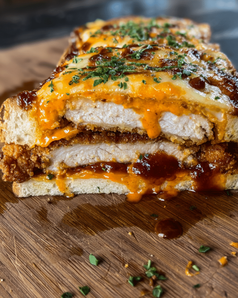 Chicken Parmesan Stuffed Bread Boat Recipe
