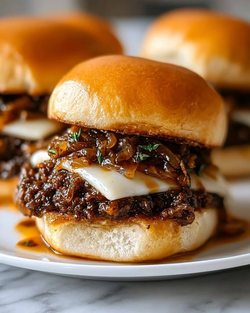 Irresistible French Onion Beef Sloppy Joes Recipe