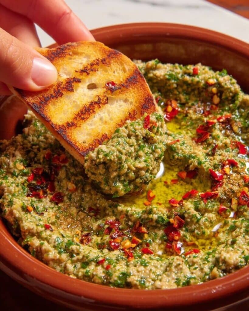 Creamy Olive and Vegan Feta Dip Recipe
