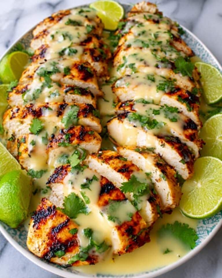 Grilled Salsa Verde Pepper Jack Chicken Recipe