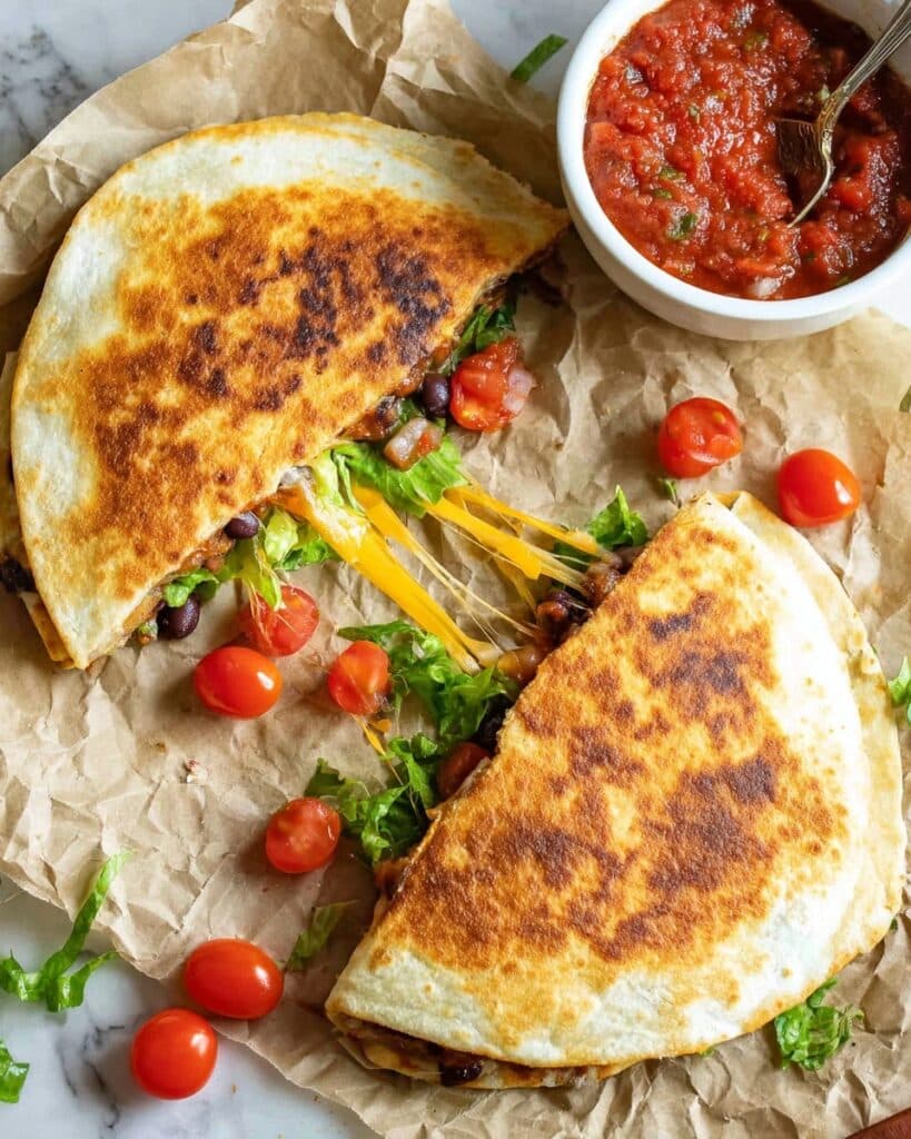 Black Bean Crunch Wrap Recipe