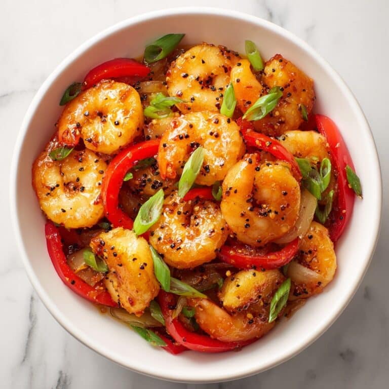 Shrimp and Pepper Stir Fry Recipe