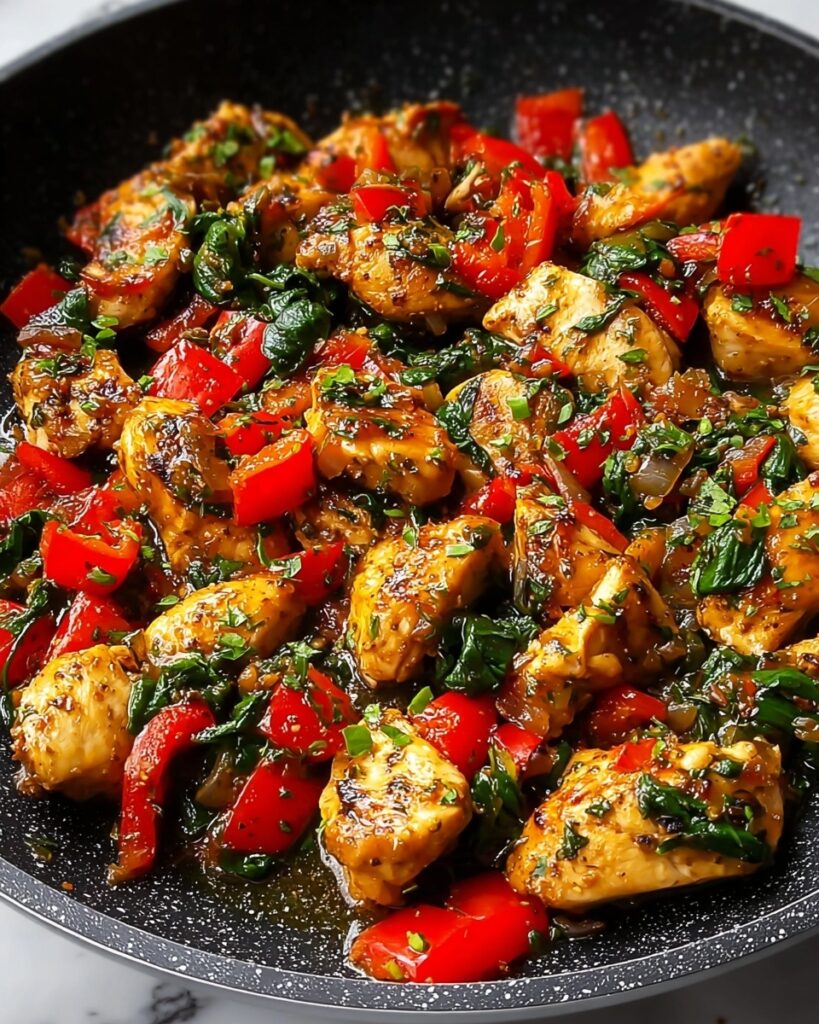Mediterranean Chicken Stir Fry: A Wholesome, One-Pan Delight Recipe