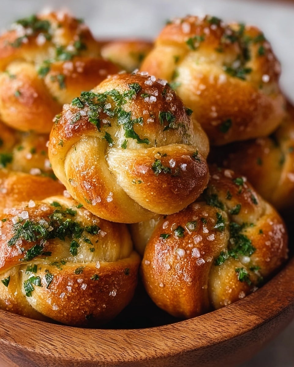 Quick Sourdough Discard Garlic Knots Recipe