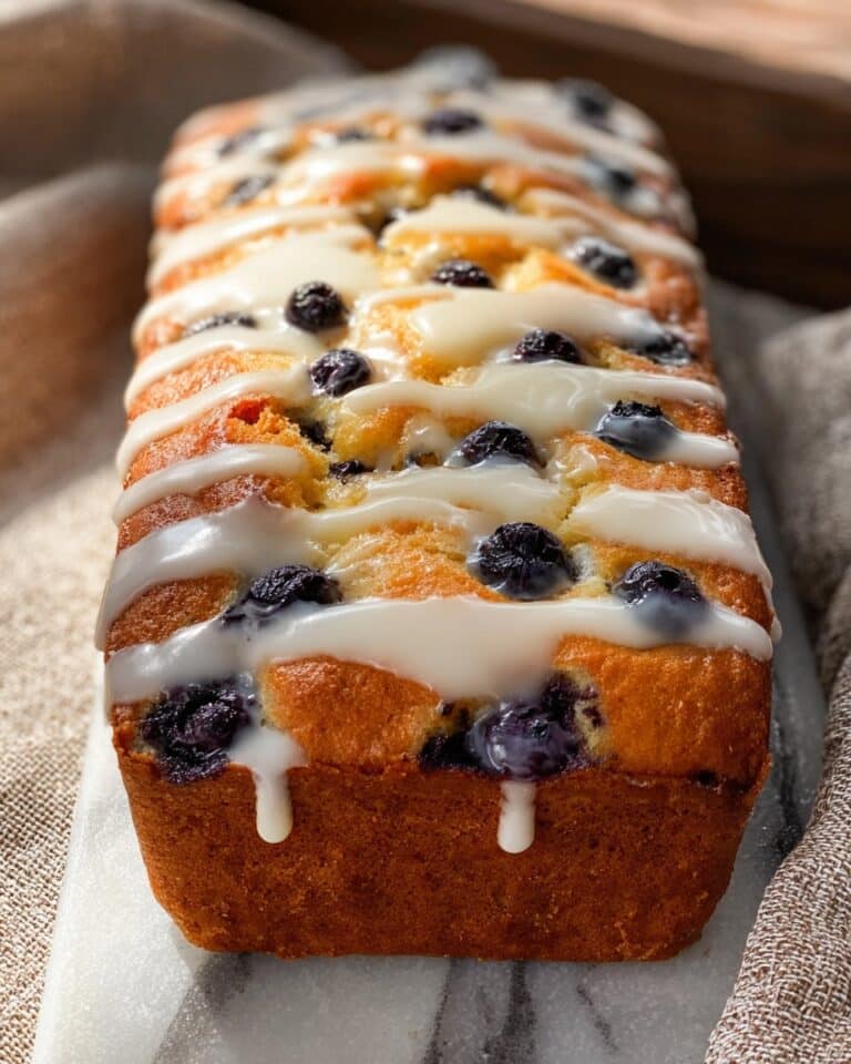 Blueberry Banana Bread with Vegan Cream Cheese Frosting Recipe
