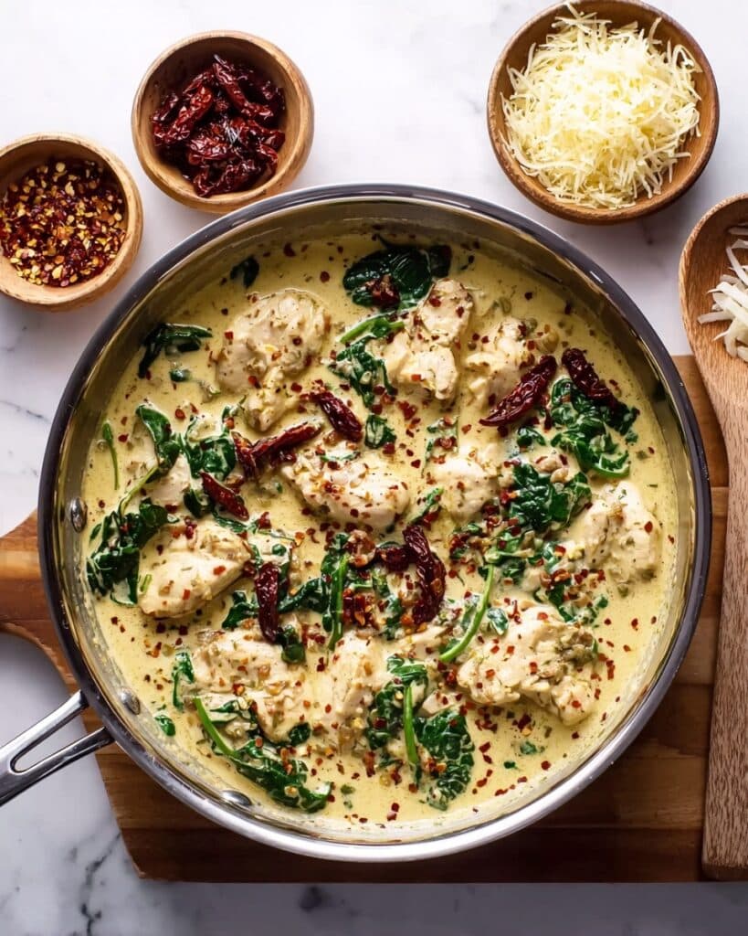 Creamy Chicken Pesto Pasta Recipe