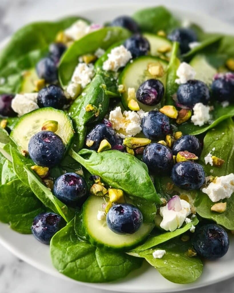 Blueberry Pistachio Spring Salad Recipe