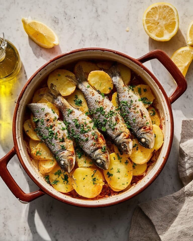 Sardine and Potato Bake with Herbs and Olive Oil Recipe