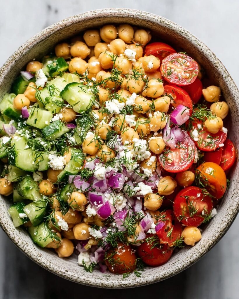 Chickpea Cucumber Salad (The Only Recipe You Need) Recipe