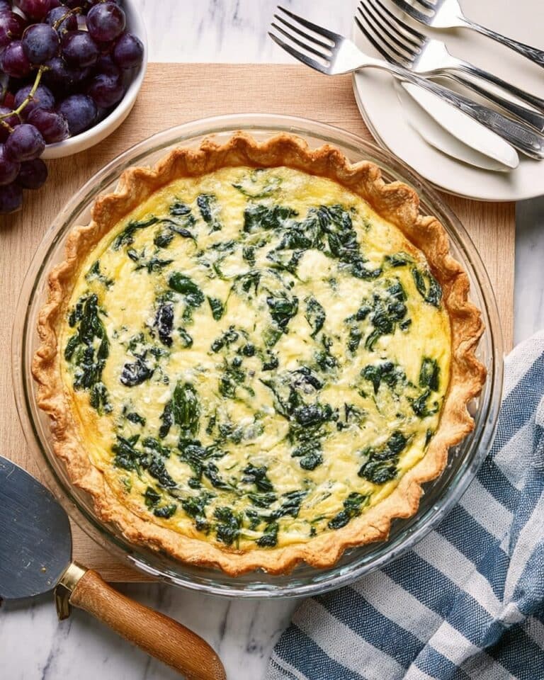 Spinach and Gruyère Quiche Recipe
