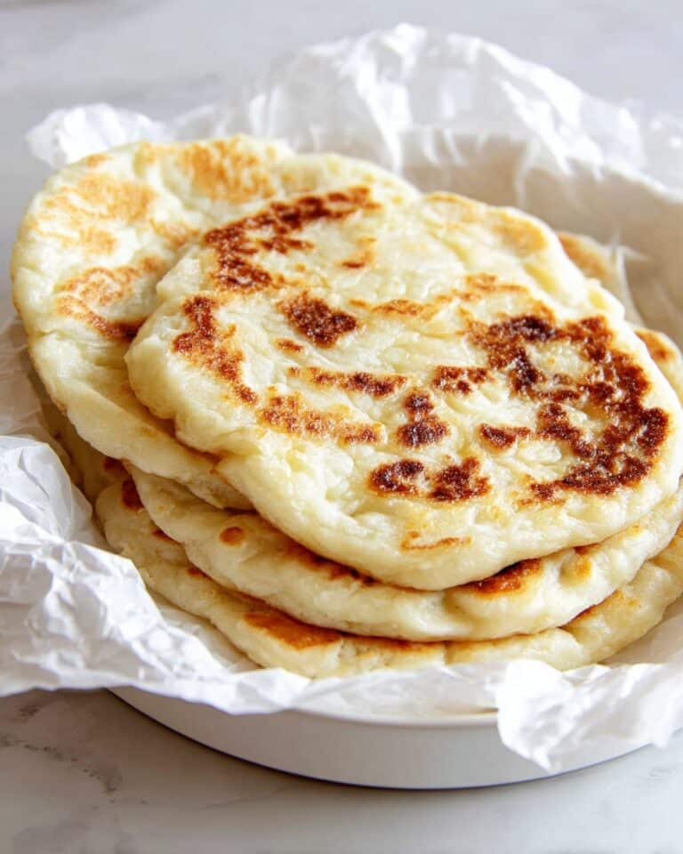 Cottage Cheese Flatbread Made in the Food Processor Recipe