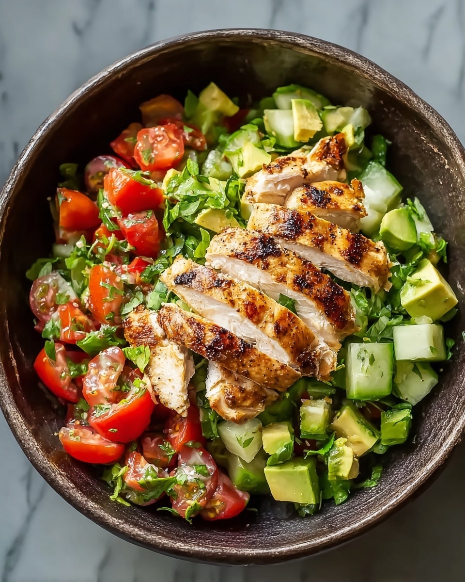 Healthy Avocado Chicken Salad Recipe