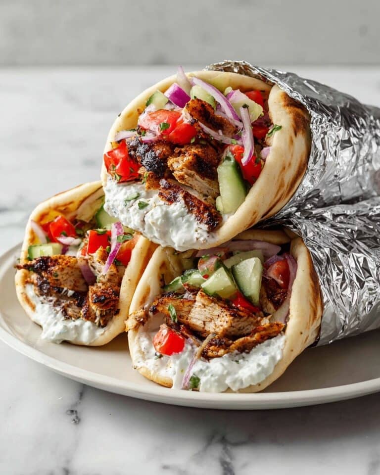 Greek Chicken Gyros With Creamy Tzatziki Recipe