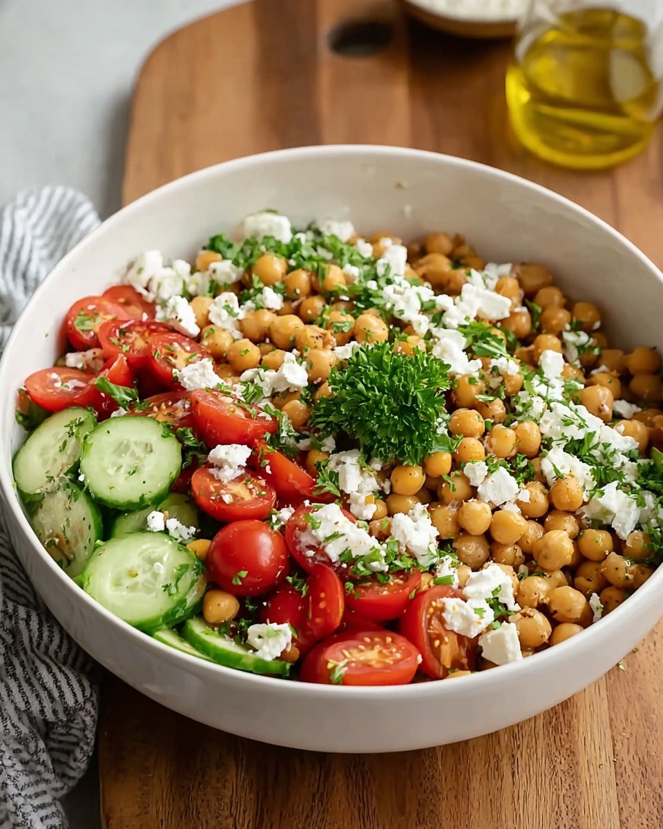 Mediterranean Chickpea Salad Recipe