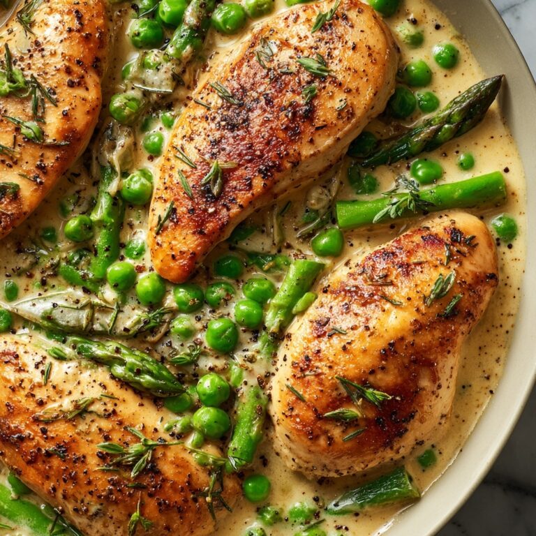 Lemon Spring Chicken and Asparagus Skillet Meal Recipe