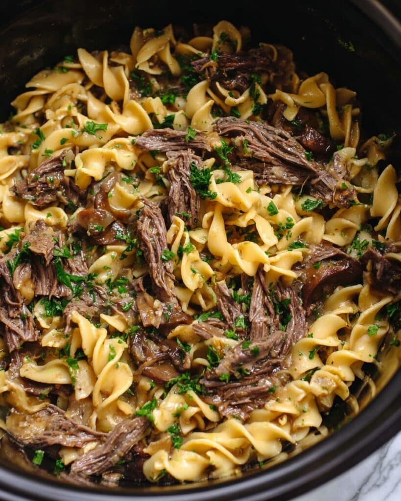 Crock Pot Beef and Noodles Recipe
