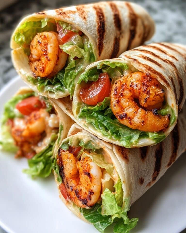 Grilled Shrimp Caesar Wraps Recipe